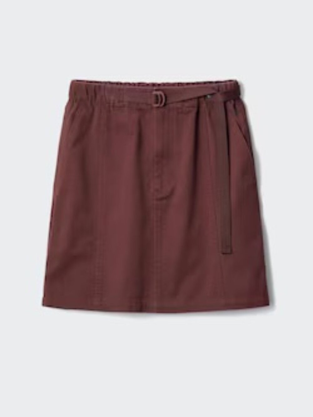 Uniqlo	JW Anderson Mini Skirt	Wine